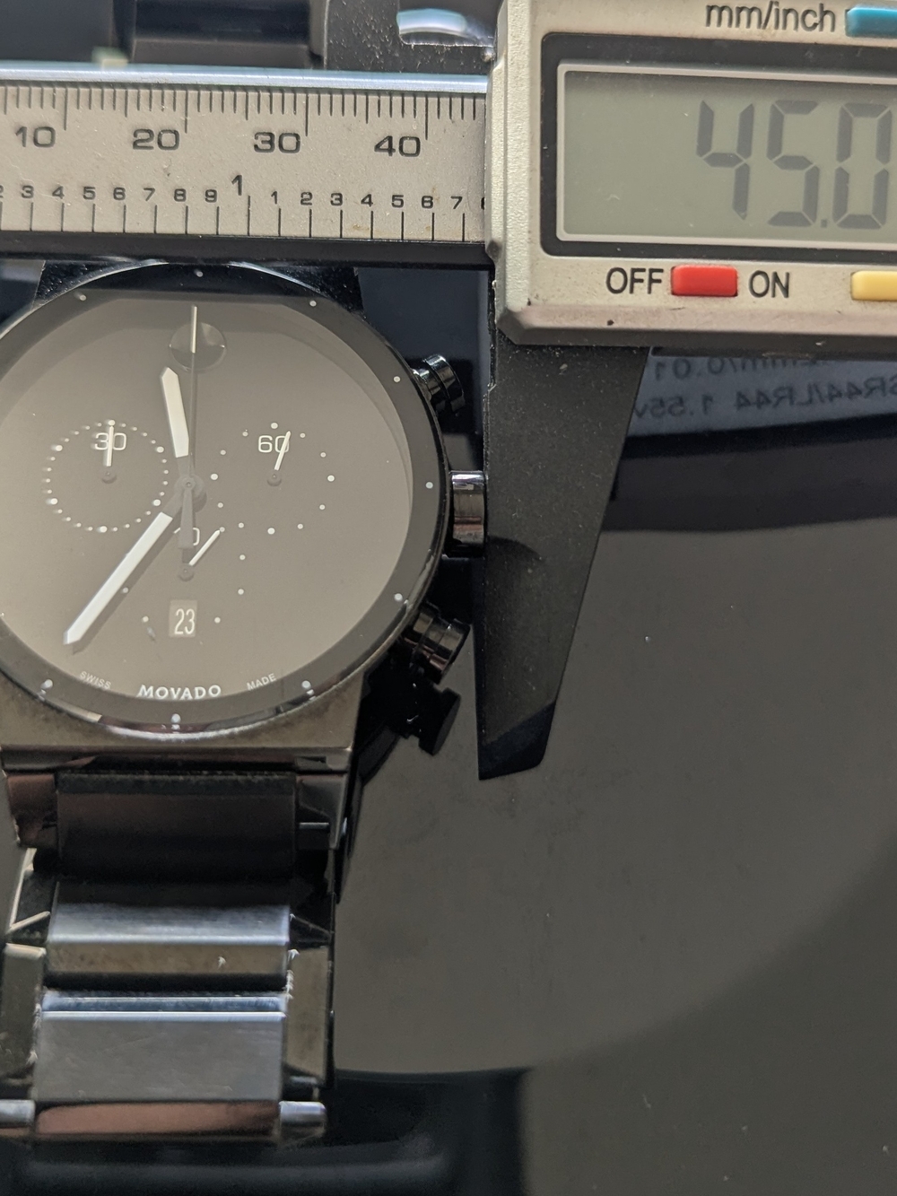 Movado Watch Mens Synergy CHRONOGRAPH $2695 - Picture 13 of 15